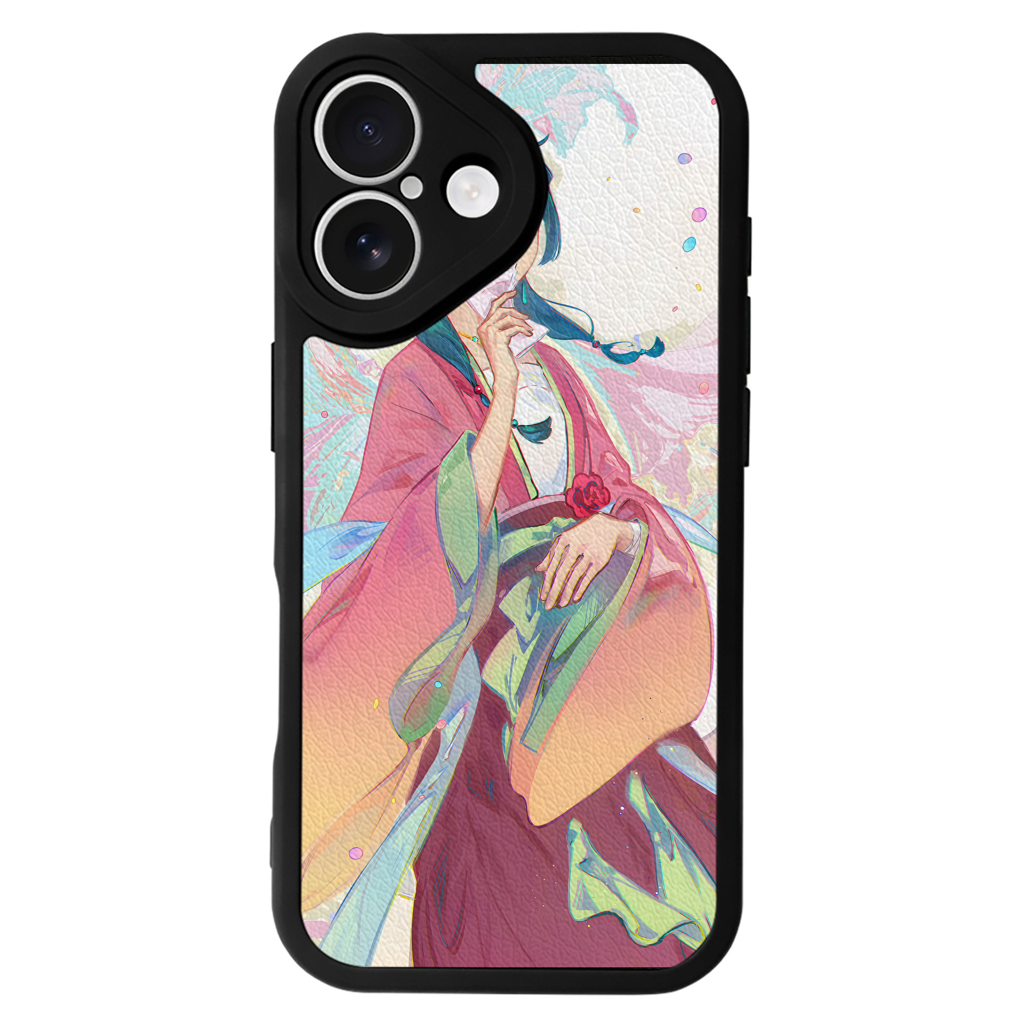 （画像用） 薬屋のひとりごと The Apothecary Diaries 【iPhone 16シリーズ対応】シリコンスマホケース（レザー調） 材質：シリコン